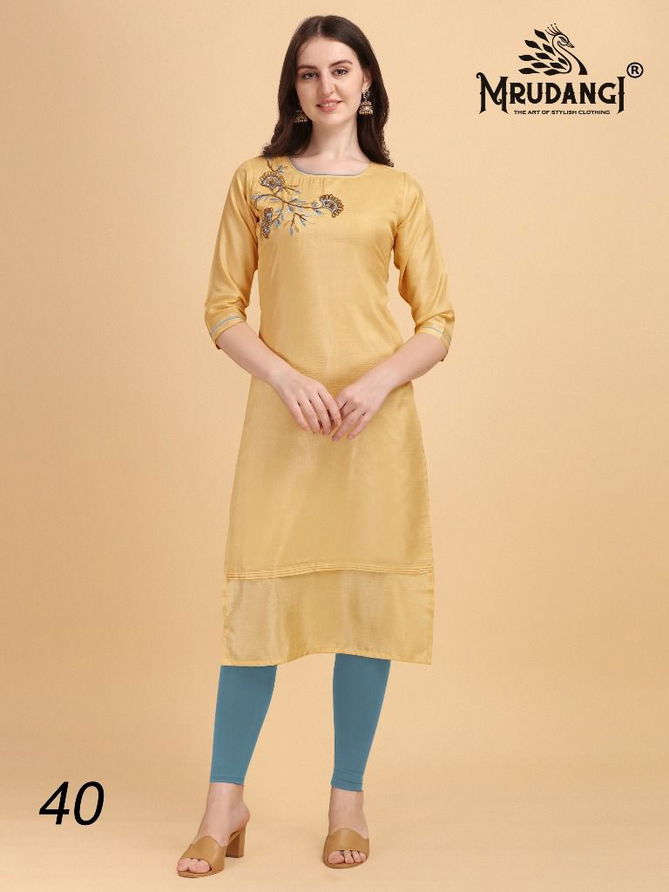 Mrudangi Noor 36 Fancy Ethnic Wear Designer Kurti Collection